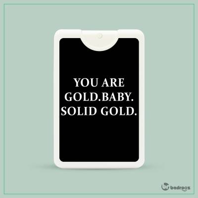 عطرجیبی YOU ARE GOLD. BABY. SOLID GOLD