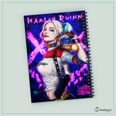 دفتر یادداشت harley quinn FANART