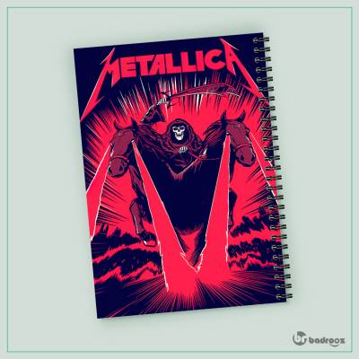 دفتر یادداشت metallica artwork