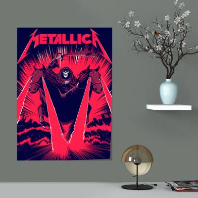 پوستر سیلک metallica artwork