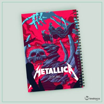 دفتر یادداشت metallica artwork 2