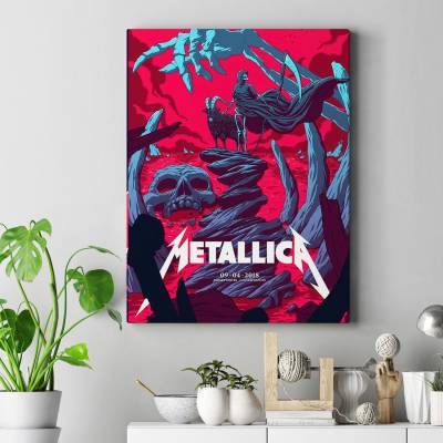 تابلو کنواس metallica artwork 2