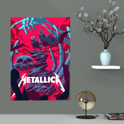 پوستر سیلک metallica artwork 2