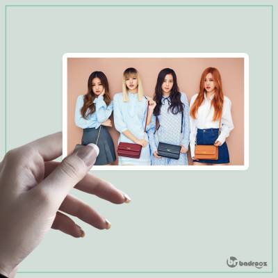 استیکر blackpink x saint scott