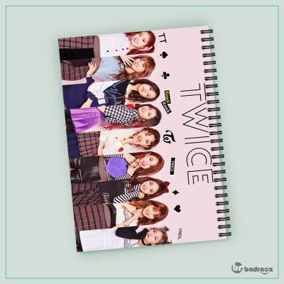 دفتر یادداشت twice  pink