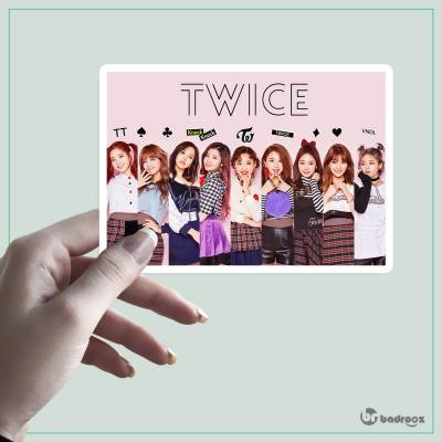 استیکر twice pink