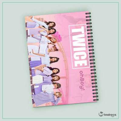 دفتر یادداشت twice oh boy