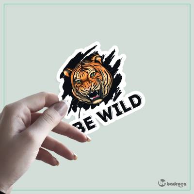 استیکر be wild