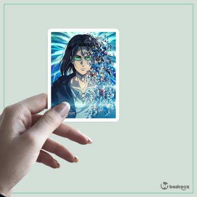 استیکر attack on titan 18
