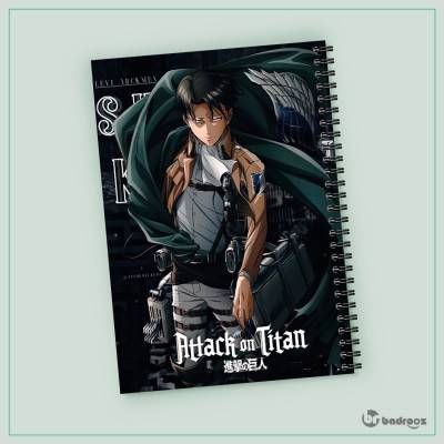 دفتر یادداشت Attack on Titan levi 3