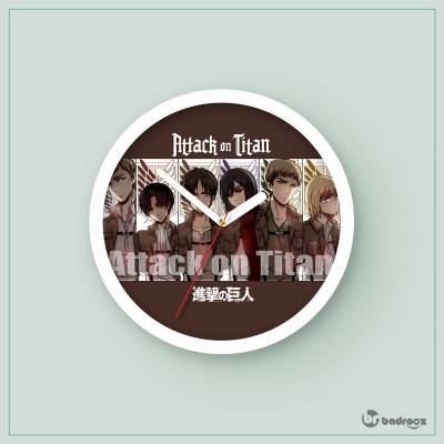 ساعت دیواری  attack on titan 19
