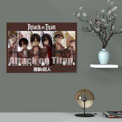 پوستر سیلک attack on titan 19