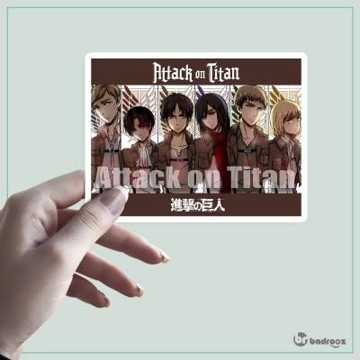 استیکر attack on titan 19