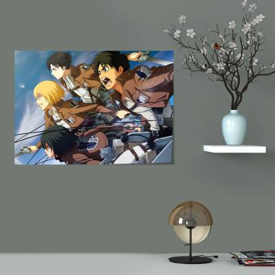 پوستر سیلک attack on titan 21
