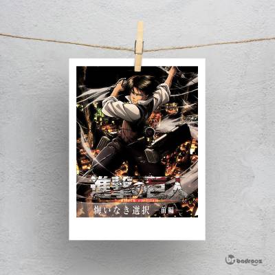 پولاروید Attack on Titan levi 5