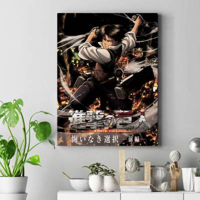 تابلو کنواس Attack on Titan levi 5