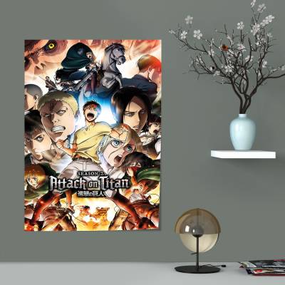 پوستر سیلک attack on titan 23