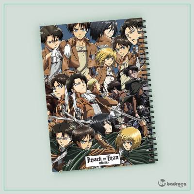 دفتر یادداشت attack on titan 24