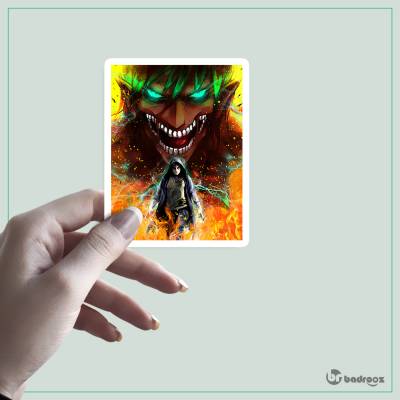 استیکر attack on titan 27