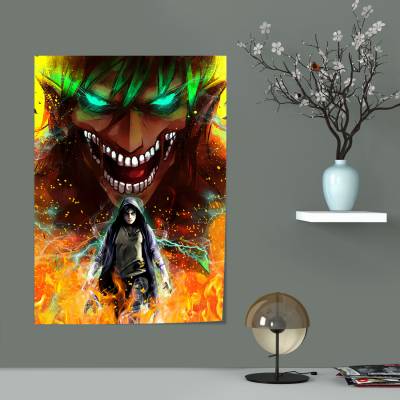 پوستر سیلک attack on titan 27