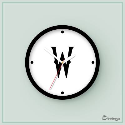 ساعت دیواری  wednesday logo