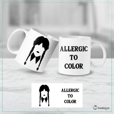ماگ  wednesday allergic to color