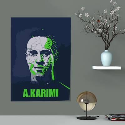 پوستر سیلک ali karimi علی کریمی 10