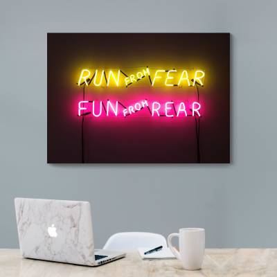 شاسی  run from fear fun from rear