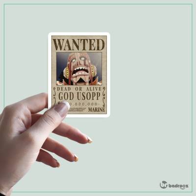 استیکر One piece - God Usopp