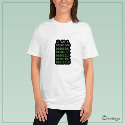 تی شرت زنانه Binary programmer