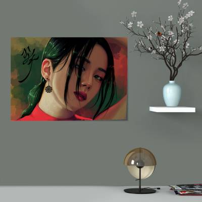 پوستر سیلک jisoo flower