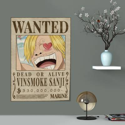 پوستر سیلک One piece - Sanji