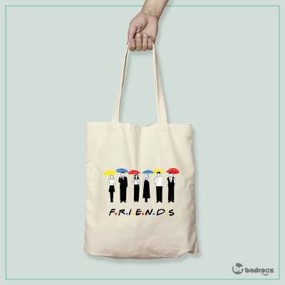 کیف خرید کتان Friends(دوستان)