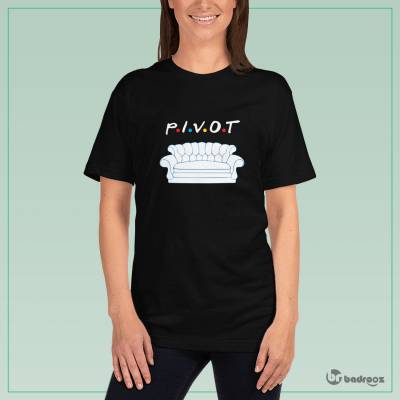 تی شرت زنانه Pivot) Friends) 