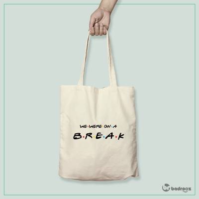 کیف خرید کتان Friends (break) 