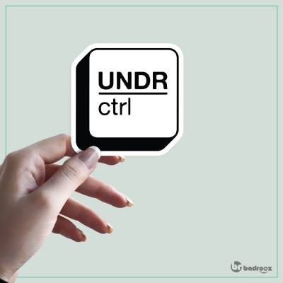 استیکر under ctrl  تحت کنترل