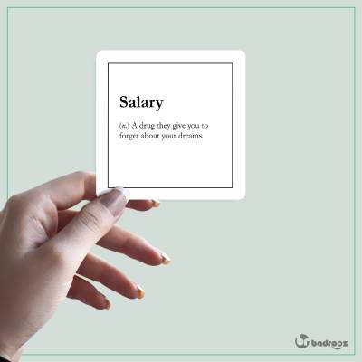 استیکر salary