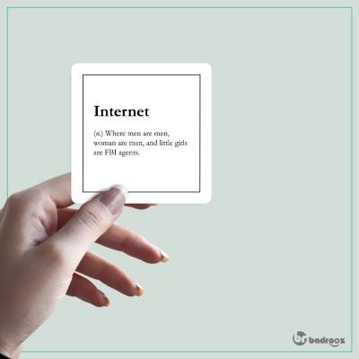 استیکر internet