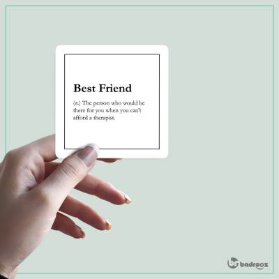 استیکر best friend