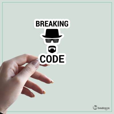 استیکر breaking code هایزنبرگ هکر