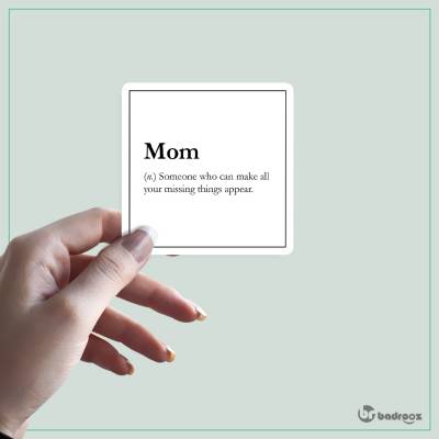 استیکر mom مام