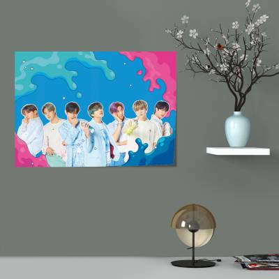 پوستر سیلک BTS 48