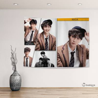 بک دراپ BTS SUGA 4