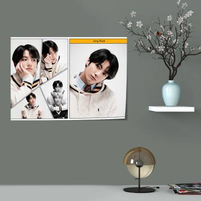 پوستر سیلک BTS JUNGKOOK 5