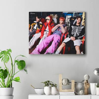 تابلو کنواس stray kids 5 star hyunjin han seungmin