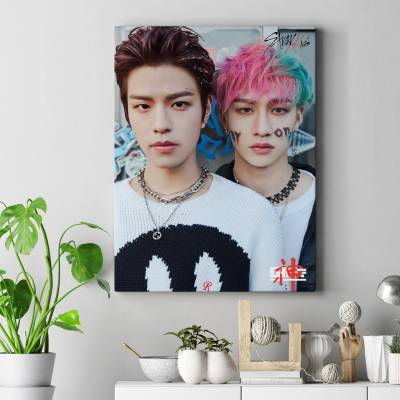 تابلو کنواس Stray Kids Go  Bang Chan Seungmin