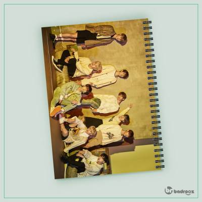 دفتر یادداشت stray kids cle yellow wood all