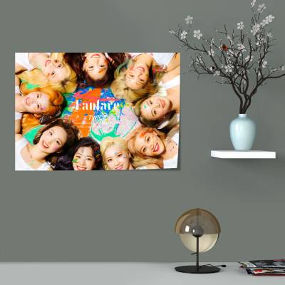 پوستر سیلک twice fanfare 2