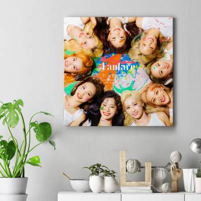 تابلو کنواس مربع twice fanfare 2