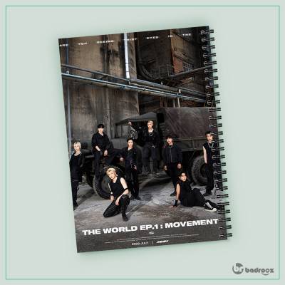 دفتر یادداشت ateez the world 2